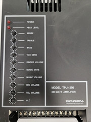 Bogen TPU-250 Telephone Paging Amplifier 250W