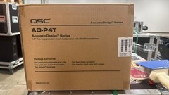 QSC AD-P4T-BK 4″ Two-Way Pendant Speaker Black 70V/100V NEW In Box
