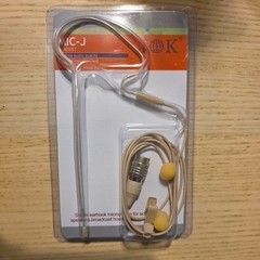 J K Mic-J Headset Headworn Single Earhook T4