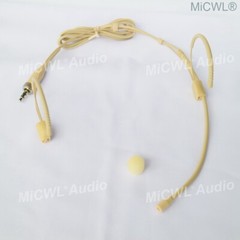 Headband Hook Wearing Microphone for Sennheiser G2 G3 G4 Wireless BeltPack 3.5mm