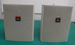 Lot of 2 JBL Control 25 Professional Speakers – White