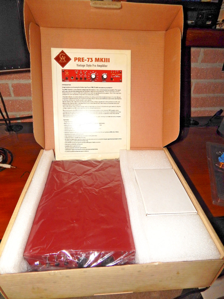 Golden Age Project Pre-73 MKIII „PLUS“ Microphone Preamp w/Carnhill Transformers