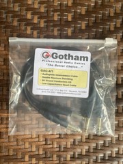 Gotham GAC-4/1 Interconnect Cable TRS-TRS – 1.5 foot PAIR