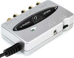 U-PHONE UFO202 Audiophile Usb/Audio Interface with Built-In Phono Preamp for Dig