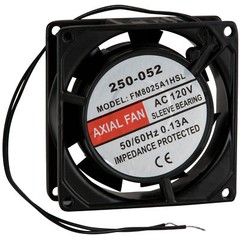 Cooling Fan 120 VAC 80 x 80 x 25mm 18 CFM