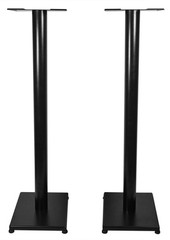 Pair Black 37” Steel Speaker Stands For Pair MartinLogan LX16 Bookshelf Speakers