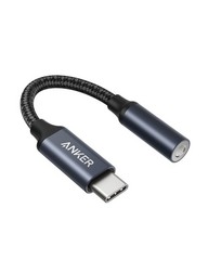 Anker USB-C & 3.5 mm Audio Adapta High Resolution Compatible High Endurance