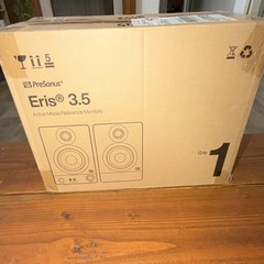 PreSonus Eris 3.5 Active Studio Monitor Pair 25W RMS 3.5in AUX Wood