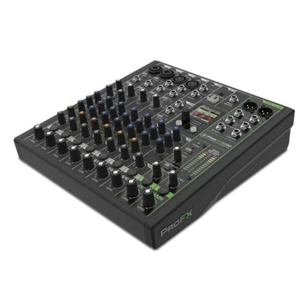 Mackie ProFX10 GO 10-Channel USB-C Rechargeable Battery-Powered Analog Mixer