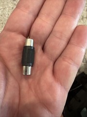 RCA Female Joiner Coupler Adapter Audio Connector
