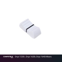 Mackie White Fader Cap with Black Line for Onyx 1220i , Onyx 1620i, Onyx 1640i M