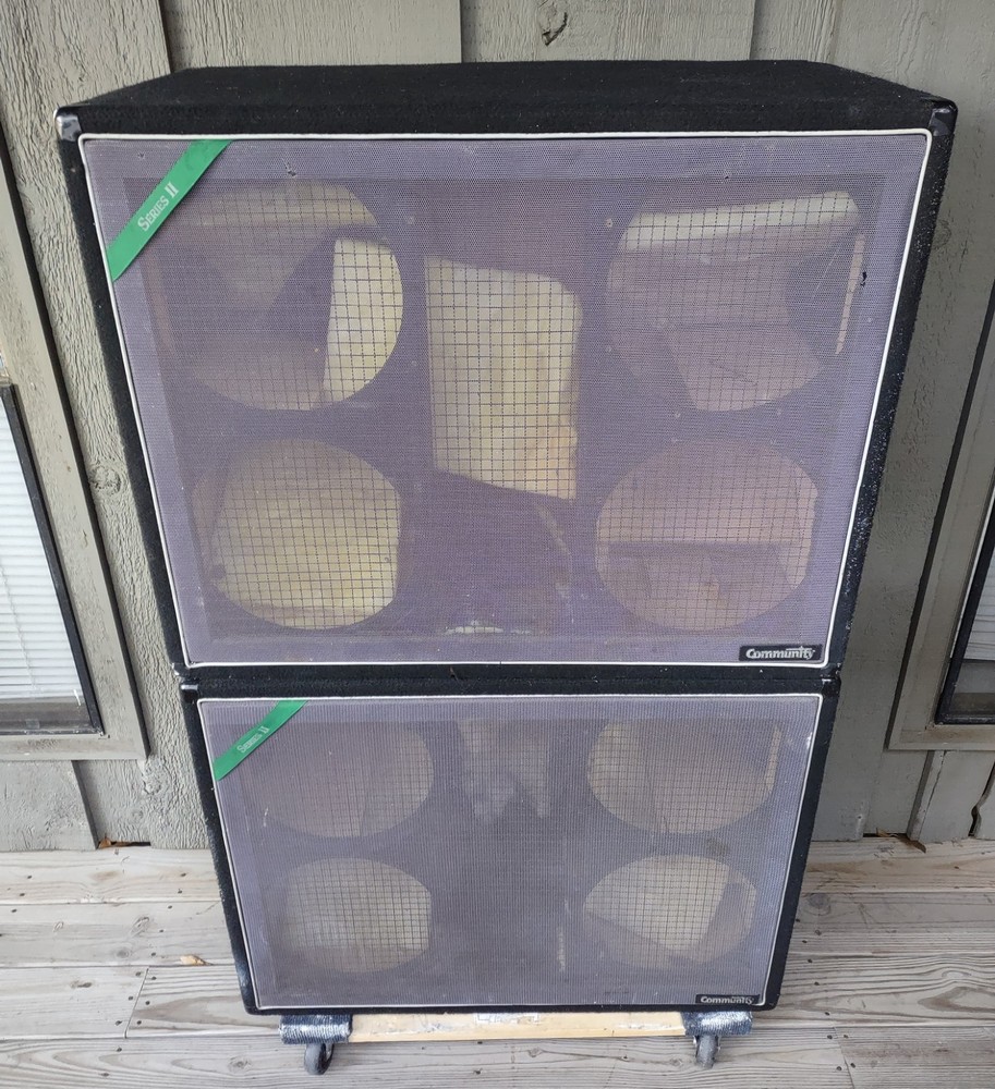 2x COMMUNITY CS70 SERIES II 4×12″ SPEAKER CABINETS w/ GRILLS+-WILL SHIP!