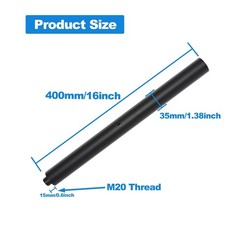 Howonder M20 Speaker Pole Mount, 16″ Extended Speaker Pole (2 Packs)