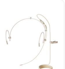 JK Pro MIC-J 071S Beige Headworn Mic Mini-XLR 3-Pin Locking for AKG Samson