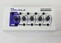 Mini Audio Mixer, Stereo Line Mixer for Sub-Mixing, Ultra Low-Noise, 4-Channel