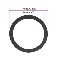 uxcell Black 4 Inch EVA Foam Speaker Edge Surround Rings Replacement Parts…
