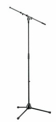 K&M 210/9-BLACK Adjustable Tripod Microphne Stand with 17-29″ Telescoping Boom