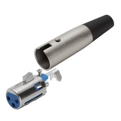 4 Female 3P XLR Male/Female Microphone Connector Adapter MIC Speaker 3Pin Audio