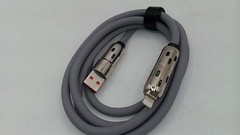 XLR Microphone Cable Male To Female 3-Pin Mic Audio Lead Grey 1.2M