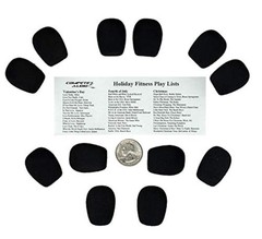 Standard Microphone Windscreens (Microphone Covers) 12-Pack Headset/Lapel (La…