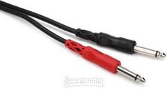 Hosa CPP-203 Stereo Interconnect Cable – Dual 1/4″ TS Male to Same – 9.9′