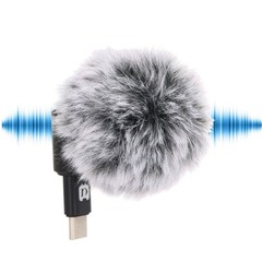 Smartphone Microphone Plastic Metal 90 Degree Adjustable Noise Reducti CRY