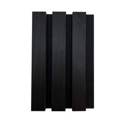 Acoustic Wood Wall Panels Samples Pack-4PCS-Black oak