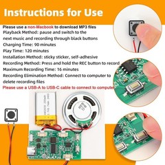 Programmable Sound Recorder Module – DIY Music Voice Recording 1pcs