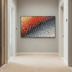 Wooden wall Decor,sound diffuser panels, Wood Mosaic wall art, 3d Acoustic Panel