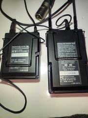 Sony UTX-B2 UHF Transmitter & URX-P2 UHF Tuner, Lavalier Microphone, XLR Output