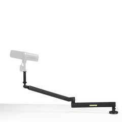 Gator SH-BROADCAST2 Shure Low-Profile Desktop Mic Boom Stand