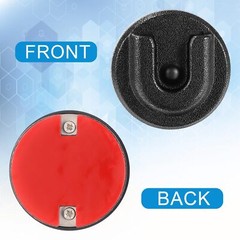 2pcs Cb Radio Mic Holder, Microphone Hanger Round Knob Mic Holder Mount