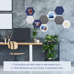 PATIKIL 12 Pack Acoustic Panels 12″x10″ Self Adhesive Soundproof Wall Tiles