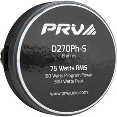 PRV Audio D270Ph-S 1″ Phenolic Compression Driver 8 Ohm 1-3/8″-18 TPI