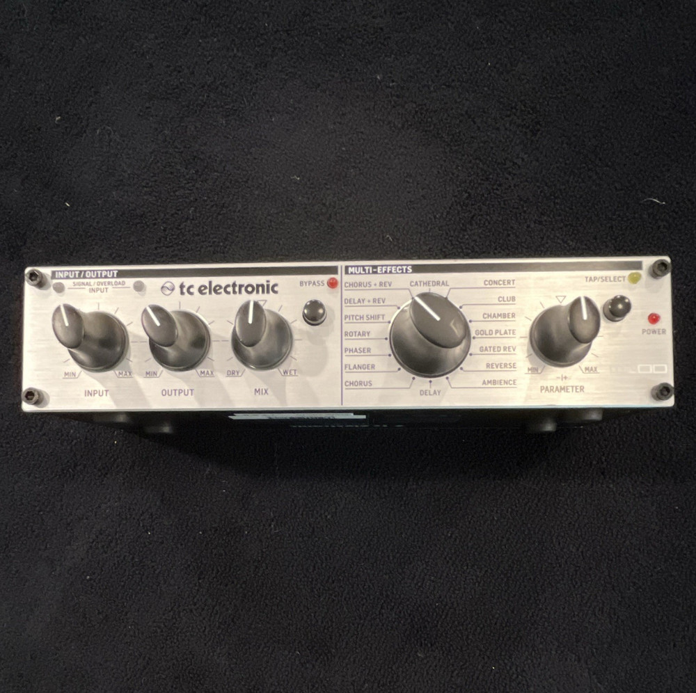 TC Electronic M100 1U Rack Digital Multi-Effects 2-Ch 100 Sounds Reverb