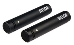 Rode M5 Compact 1/2″ Condenser Microphone Matched Pair, XLR Black