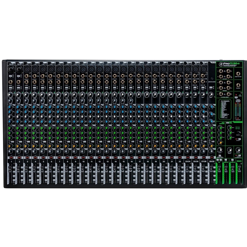 MACKIE ProFX30v3 30 Channel USB FX Recording Audio Mixing Console with Software