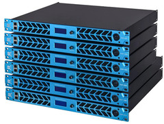 1X CVR Audio DSP-802 BLUE Professional Amplifier 1 Space 800 Watts x 2 at 8-Ohm