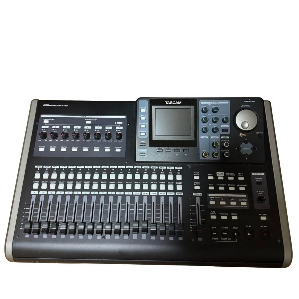 TASCAM DP-24SD 24 Track Digital Portastudio Multi-Track Audio Recorder