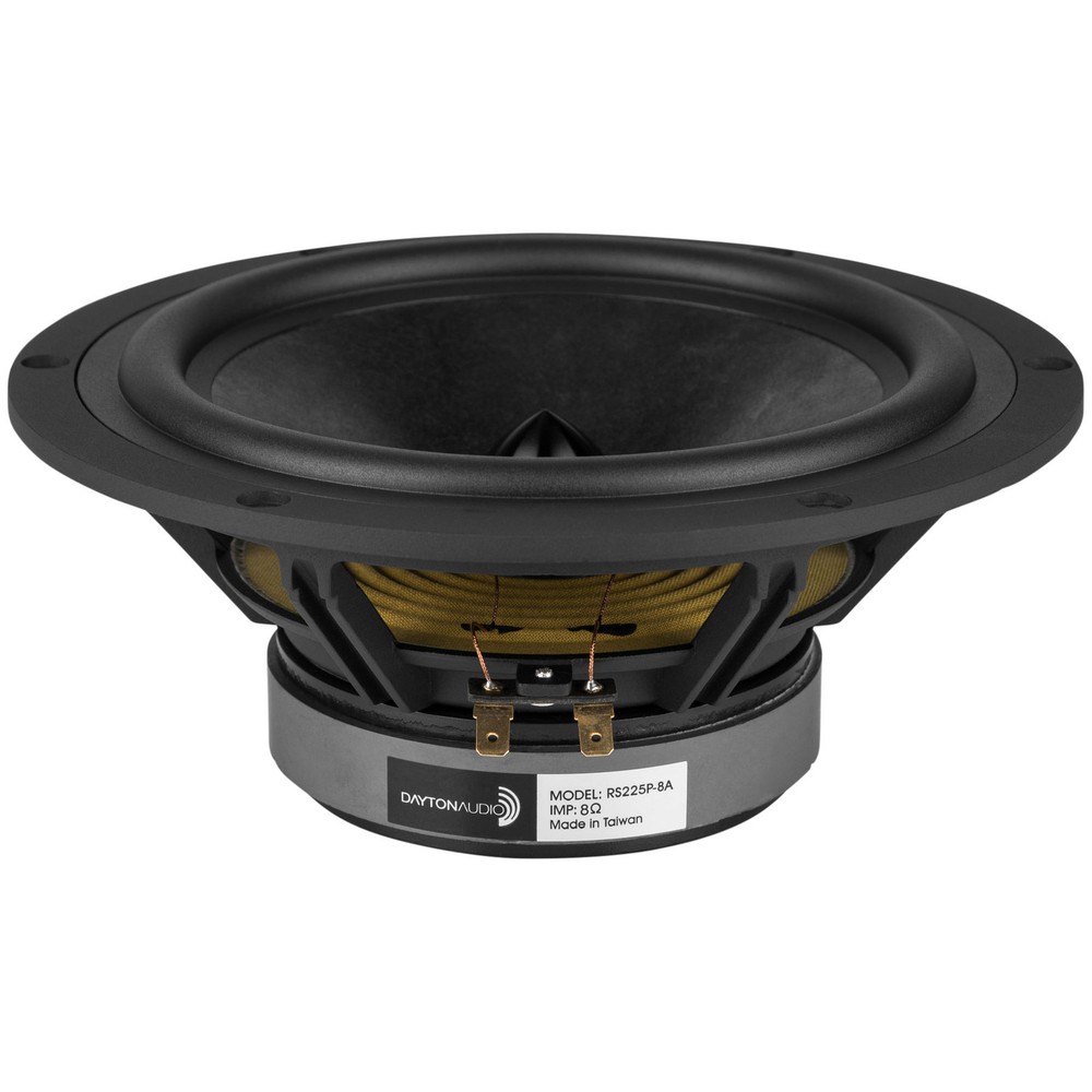 Dayton Audio RS225P-8A 8″ Reference Paper Woofer 8 Ohm