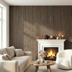 4 Pack Acoustic Wall Panels, 47″ x 24″ Wood Wall Panels, Walnut
