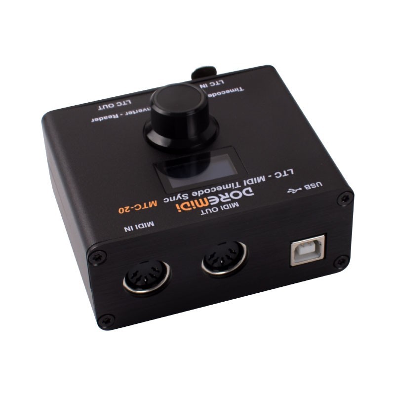 DOREMiDi MTC-20 LTC-MIDI Timecode Sync Timecode Generator SMPTE LTC to MTC Sync