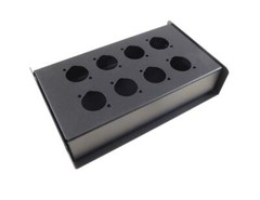 PROCRAFT PB6-8X-BK Steel Project Box 7-5/16″ x 4-1/2″ x 1-5/8″ w/ 8 „D“ Punches