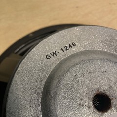 Pair Working Goldwood GW-1248 Rubber Surround 12″ Woofer 150 Watts 8ohm. 8 Lbs.