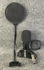 Excelvan Studio Microphone Pop Filter Double Layer Shield Used 38902