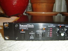 SoundTech ST200CL, 2 Channel Compressor Gate, Vintage Rack