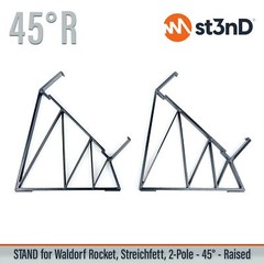 STAND for Waldorf ROCKET, STREICHFETT, 2-POLE – 45° RISER – st3nD – 3D printed