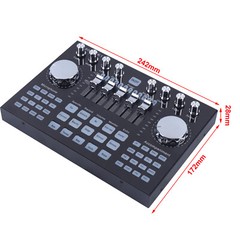 Pro 2/8 Channel Bluetooth Live Sound Card Studio Audio Mixer Mixing Console USB