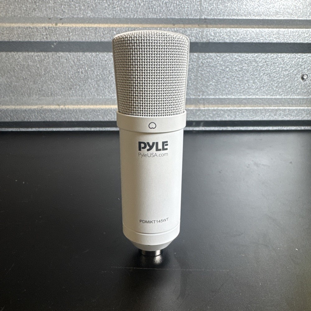 Pyle Professional USB Podcast Microphone- Portable (White) – Microphone USB-C
