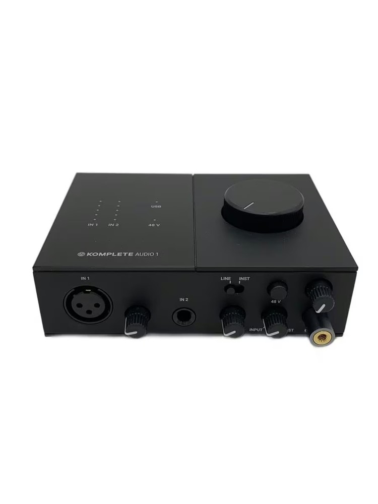 Native Instruments Komplete Audio 1 USB Audio Interface 2-In 2-Out 48V Used